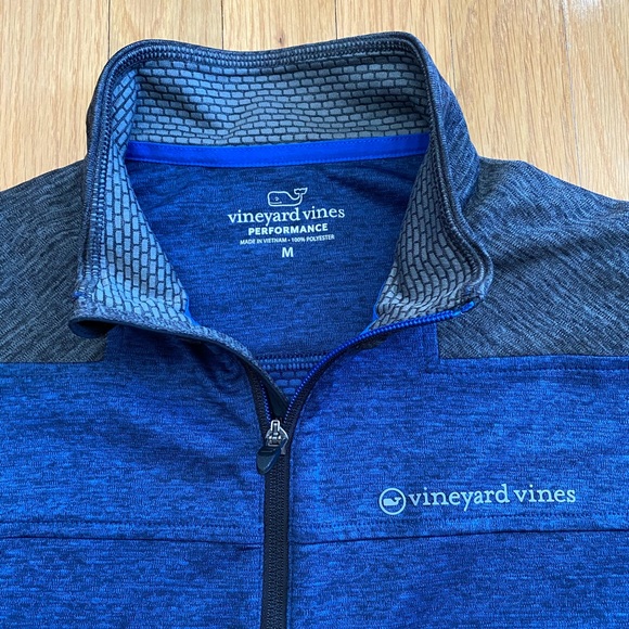 Vineyard Vines Navy Medium Performance Pullover - Picture 3 of 7